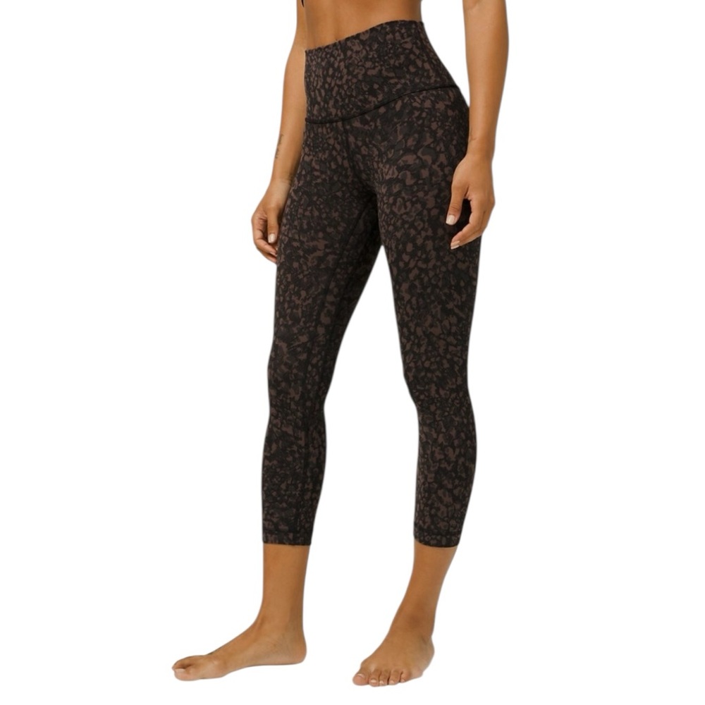 Lululemon Women’s High Rise Nulu Align Crop 21” Legging Incognito Camo Size 4